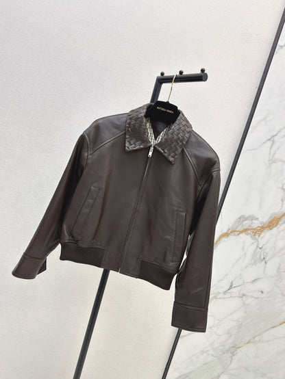 Bo 25fw leather jacket