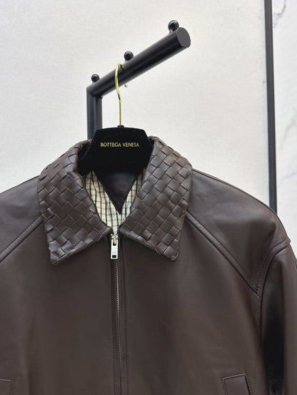 Bo 25fw leather jacket