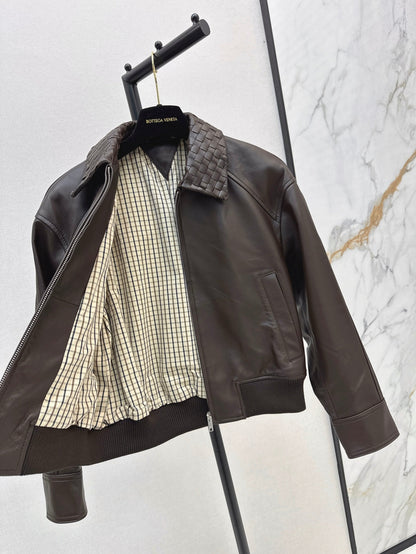 Bo 25fw leather jacket