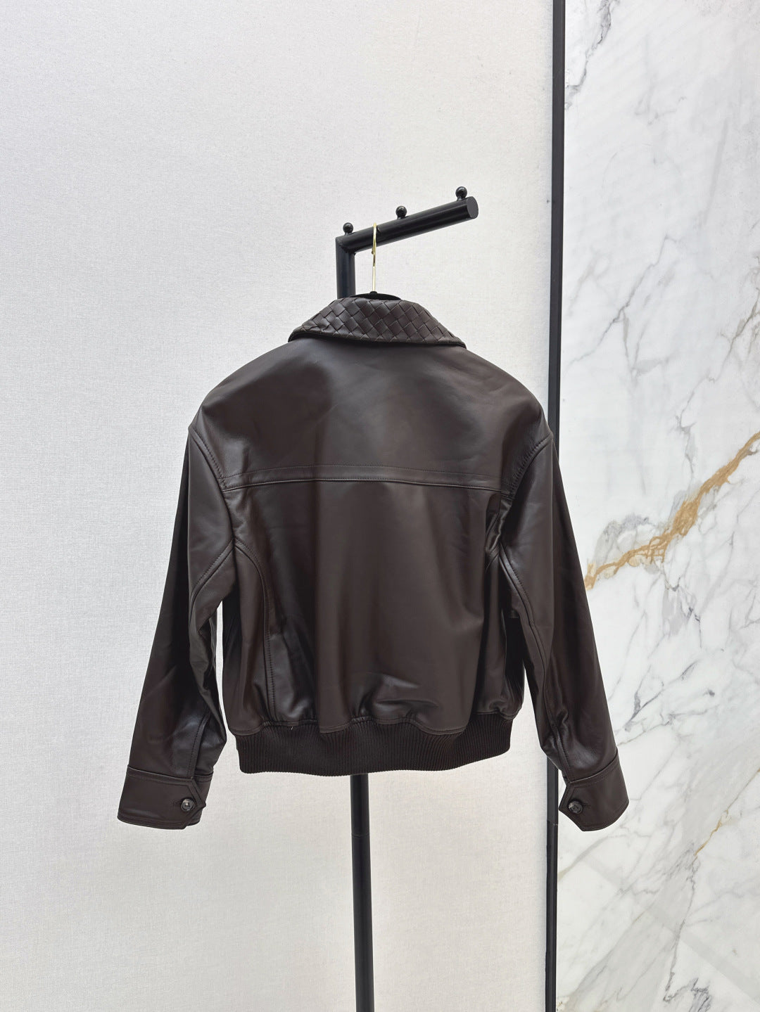 Bo 25fw leather jacket