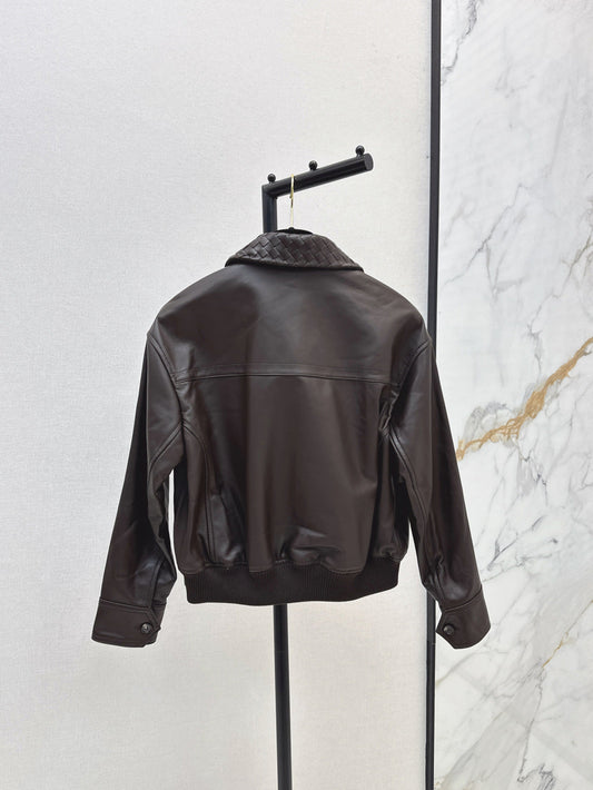 Bo 25fw leather jacket