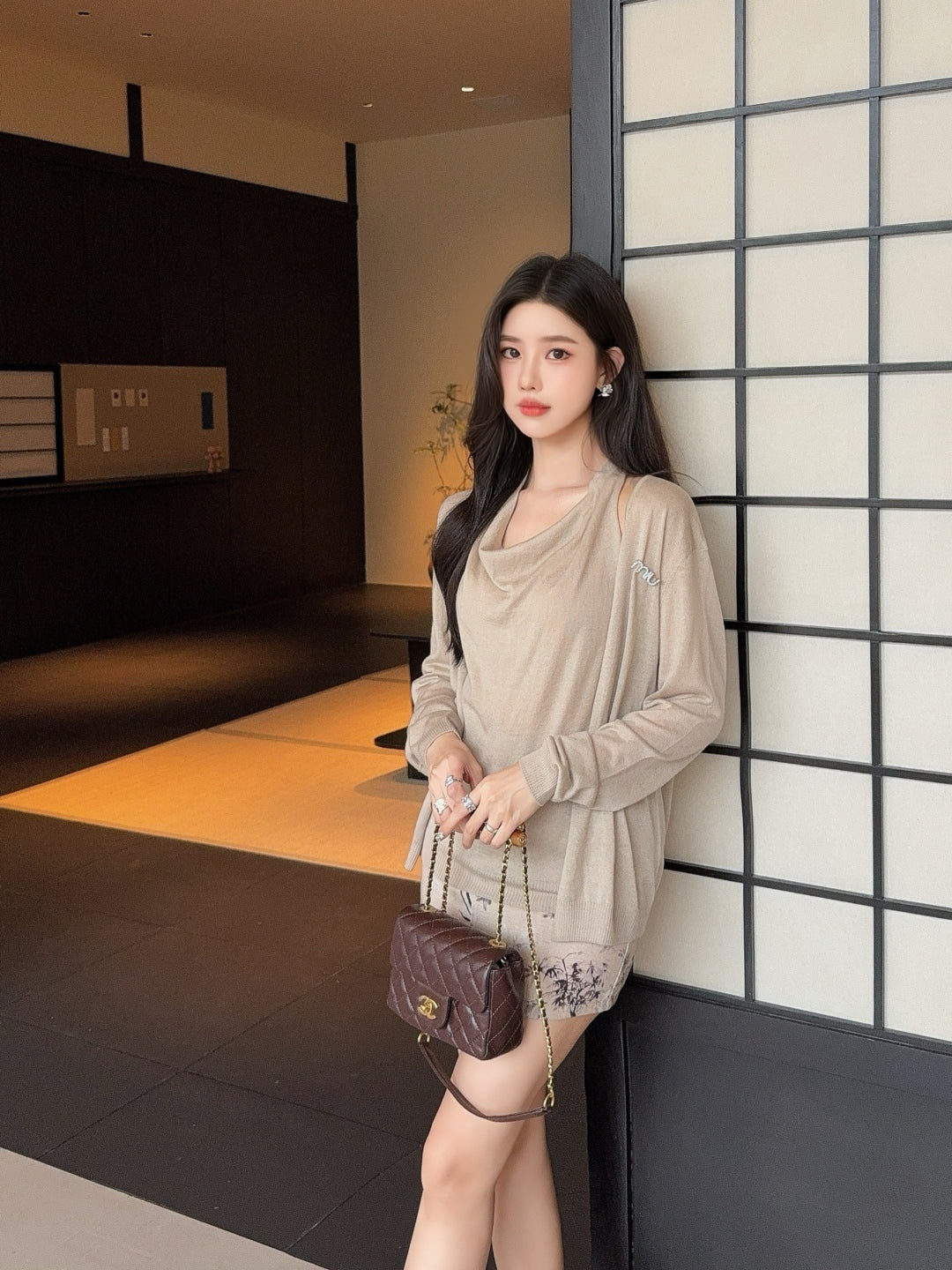 M 25fw knitted set