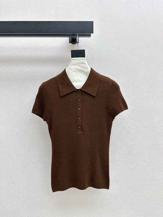 Lor 25fw knitted polo