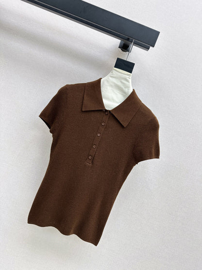 Lor 25fw knitted polo