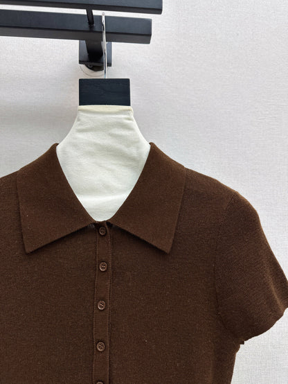 Lor 25fw knitted polo