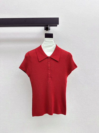 Lor 25fw knitted polo