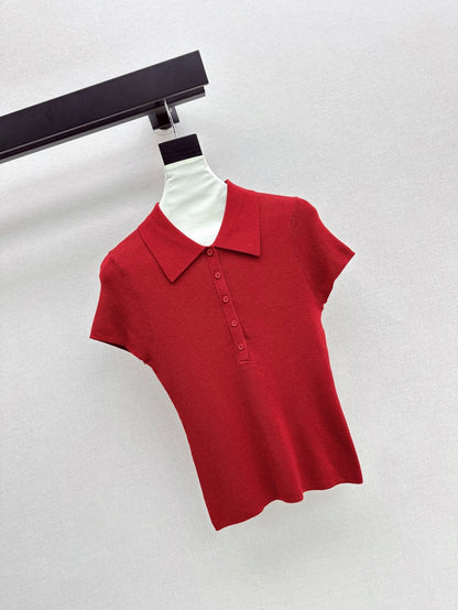Lor 25fw knitted polo
