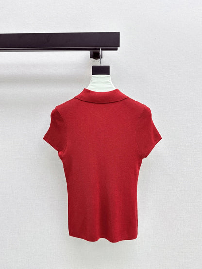 Lor 25fw knitted polo