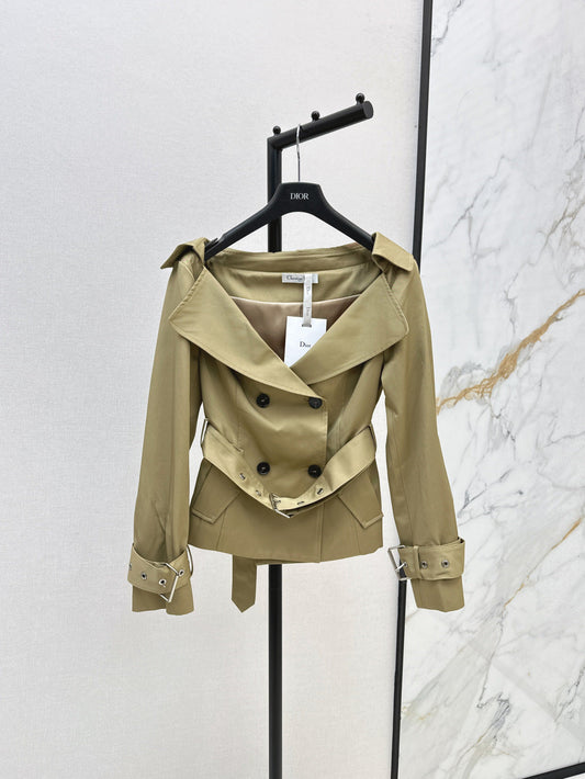 D 25fw off-shoulder jacket