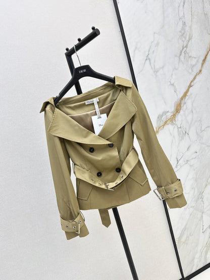 D 25fw off-shoulder jacket