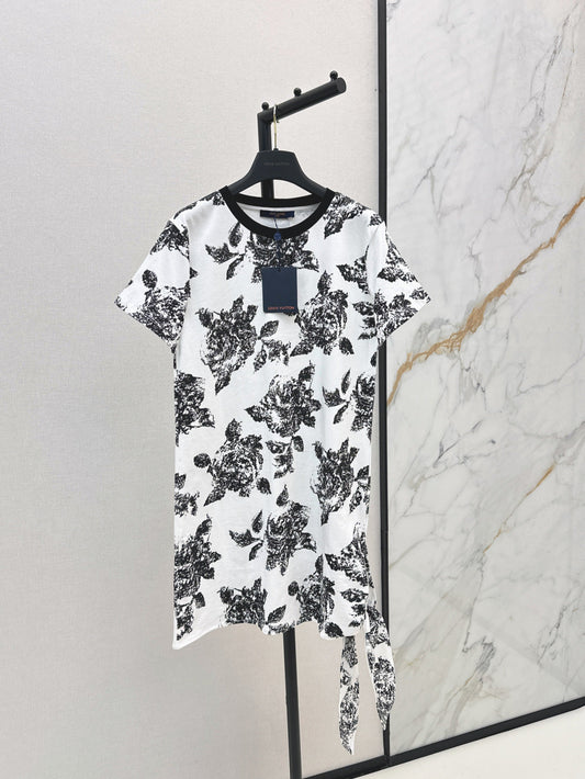 Louis 25fw printed dress