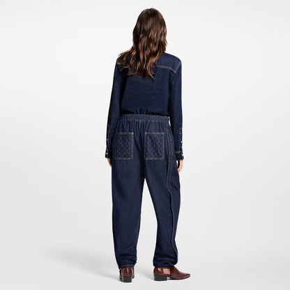 L 25fw jacquard jeans