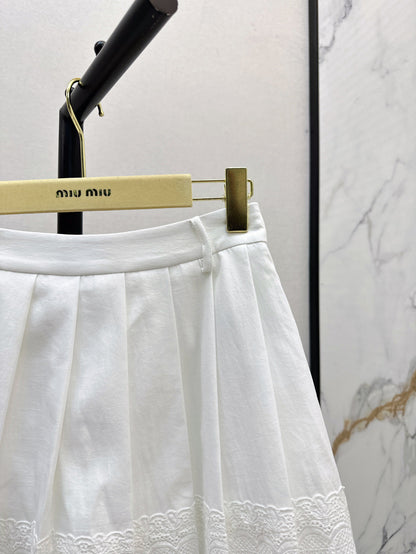 M 25fw pleated skirt