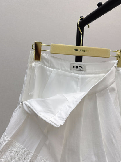 M 25fw pleated skirt