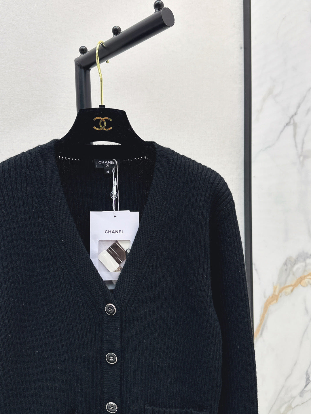 C 25fw knitted cardigan