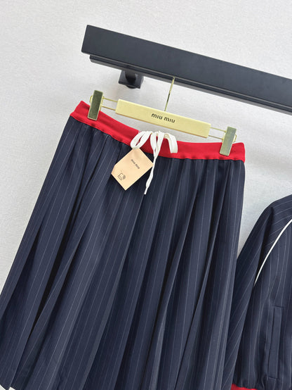 M 25fw pleated skirt