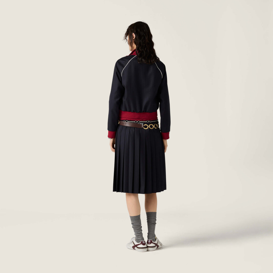 M 25fw pleated skirt