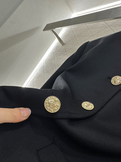 L 2025 New Stand-Collar Slim-Fit Blazer and Pants Set
