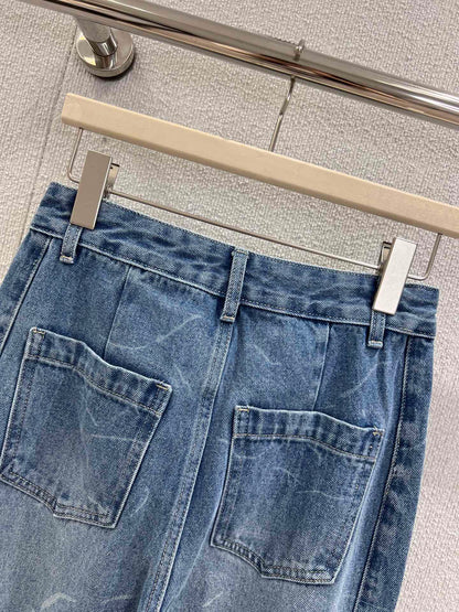 C 25fw Straight-Leg Denim Pants