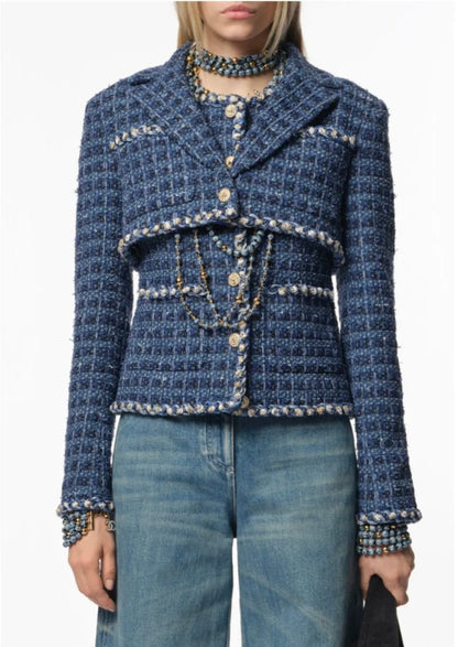 C 25fw Woven Tweed Vest