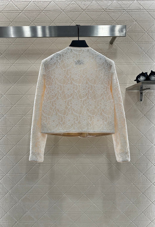 C 25 Lace Embroidered Jacket