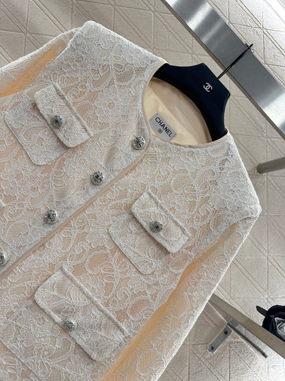 C 25 Lace Embroidered Jacket