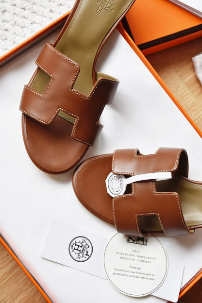 He 25 Cowhide high-heeled sandals（4.5cm）