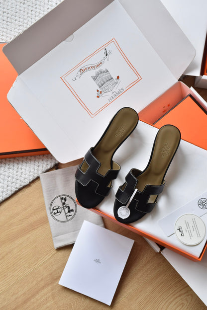 He 25 Cowhide high-heeled sandals（4.5cm）