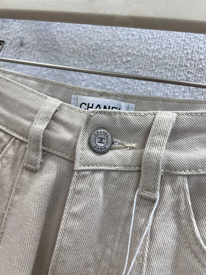 C 25fw Graffiti Lettering Straight-Leg Jeans