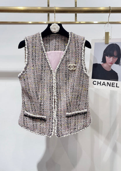C 25fw Tweed vest