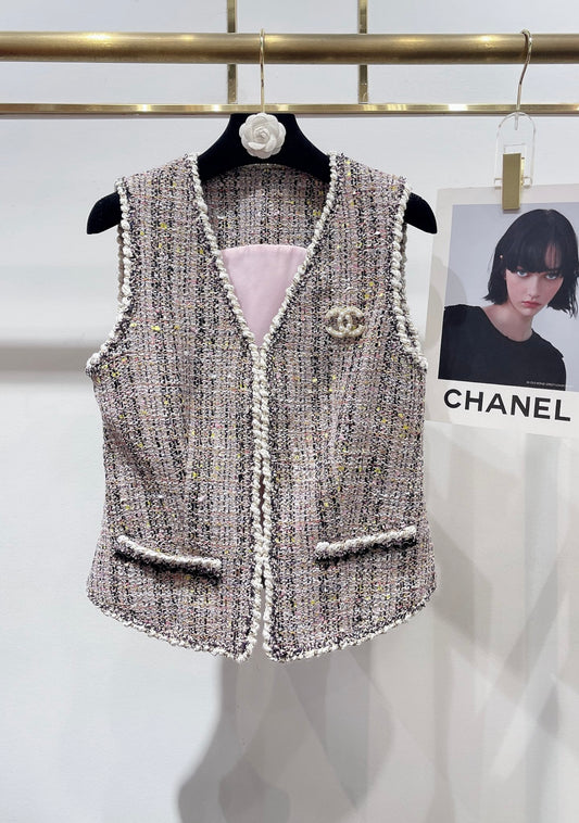 C 25fw Tweed vest