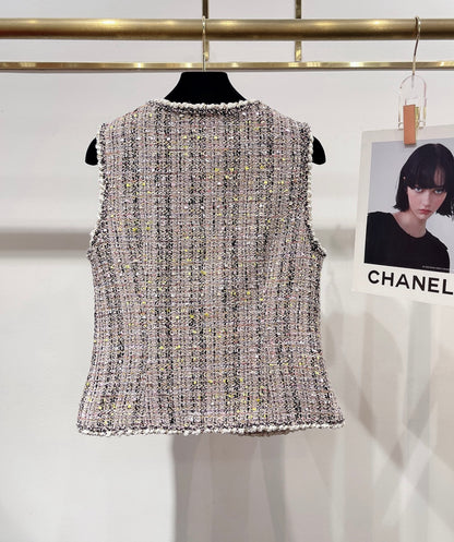 C 25fw Tweed vest