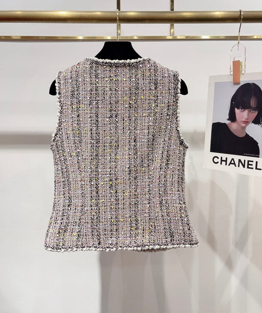 C 25fw Tweed vest