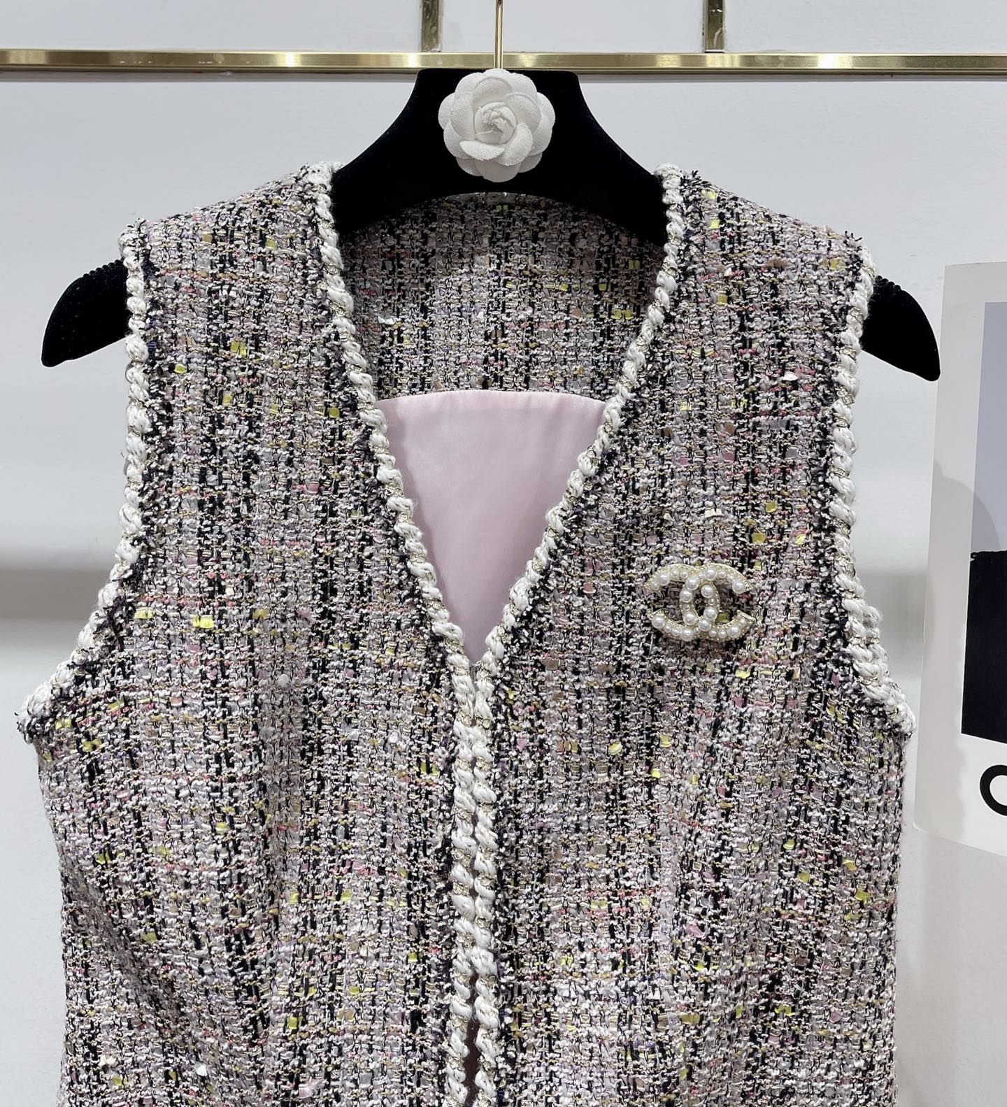 C 25fw Tweed vest