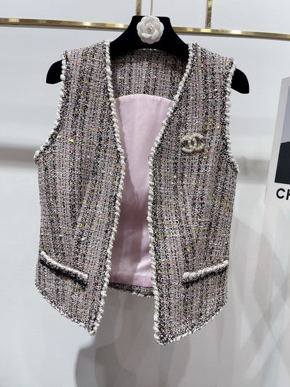 C 25fw Tweed vest