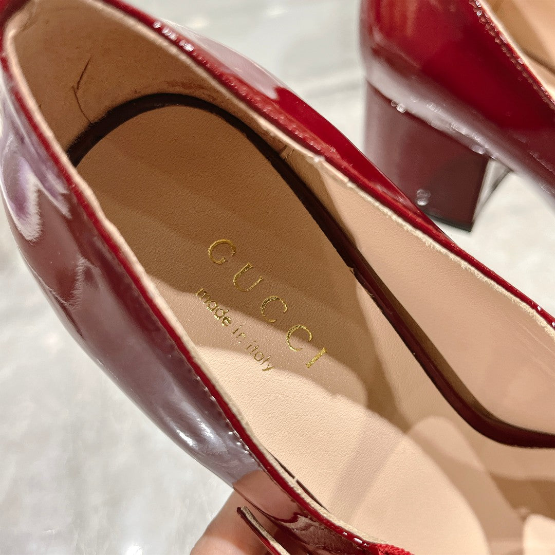 G 25 Patent leather Mary Jane high heels (WHITE/PINK/BLACK/RED)