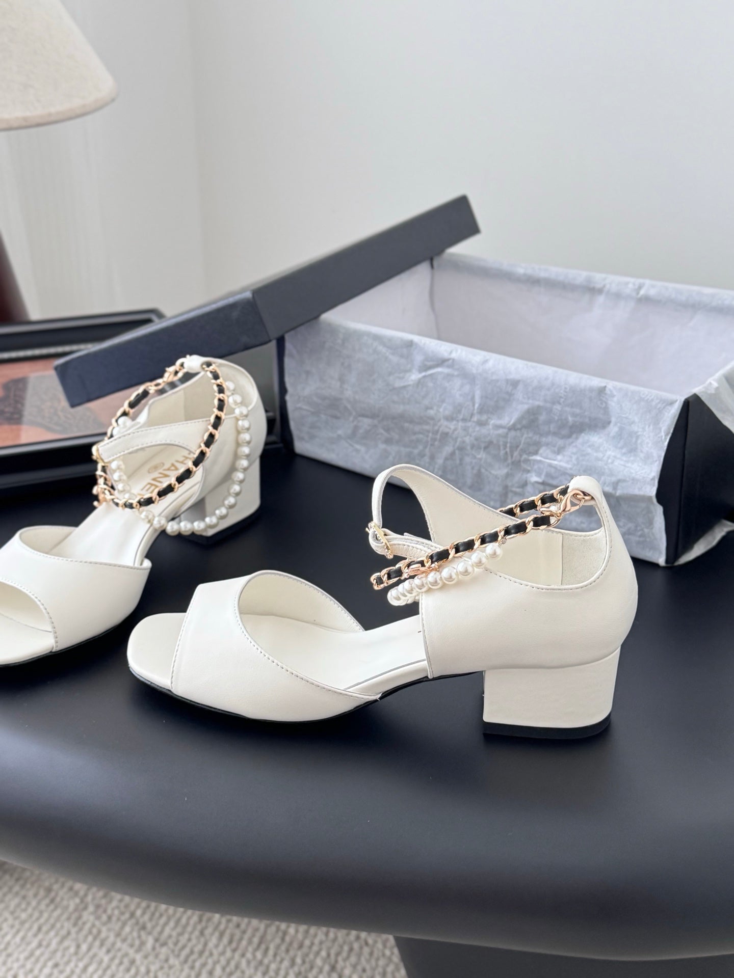 C 25B Mary Jane high heels（BLACK/WHITE/KHAKI）