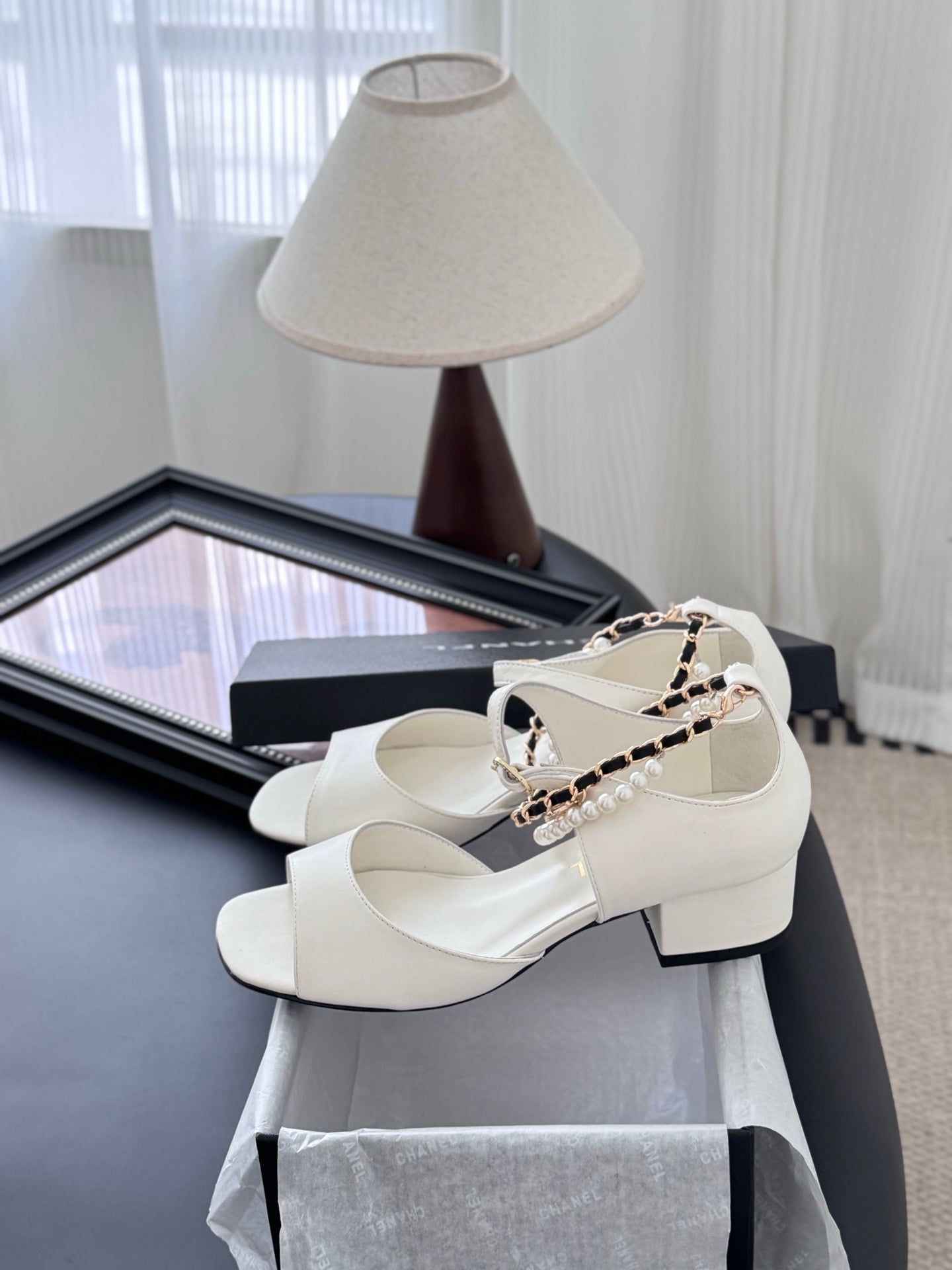 C 25B Mary Jane high heels（BLACK/WHITE/KHAKI）