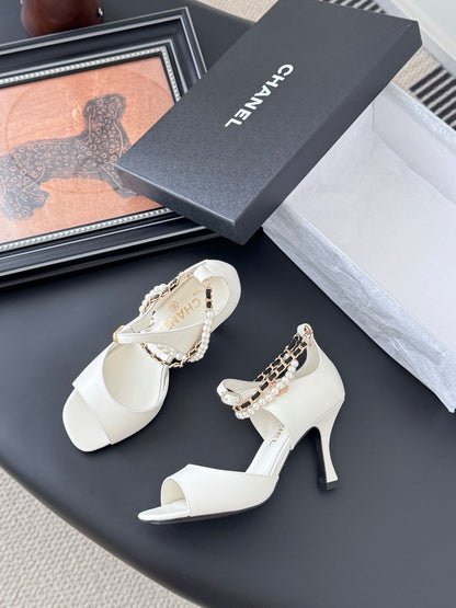 C 25B Mary Jane high heels（BLACK/WHITE/Champagne）