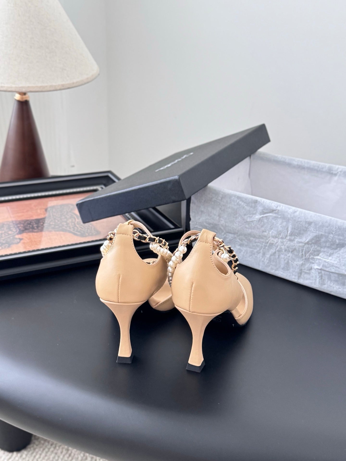 C 25B Mary Jane high heels（BLACK/WHITE/Champagne）