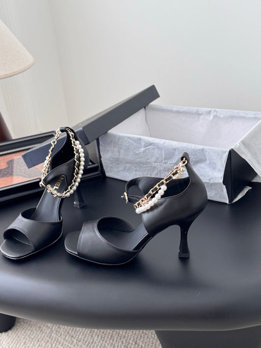 C 25B Mary Jane high heels（BLACK/WHITE/Champagne）