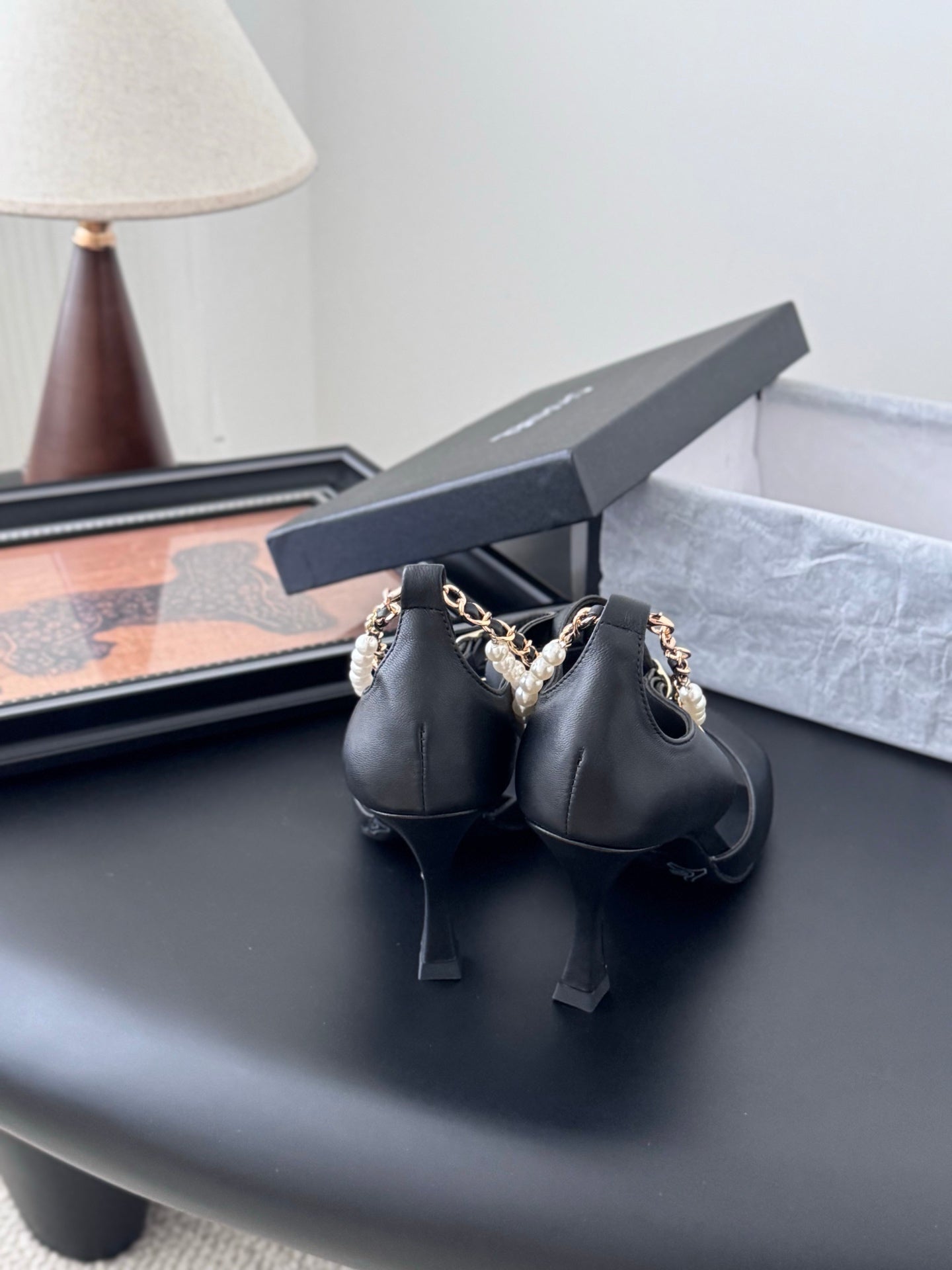 C 25B Mary Jane high heels（BLACK/WHITE/Champagne）