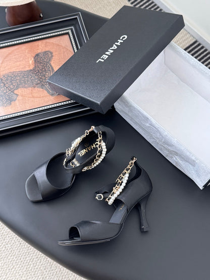 C 25B Mary Jane high heels（BLACK/WHITE/Champagne）