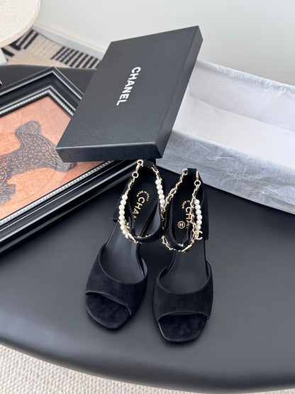 C 25B Mary Jane high heels（BLACK/WHITE/Champagne）