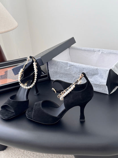 C 25B Mary Jane high heels（BLACK/WHITE/Champagne）