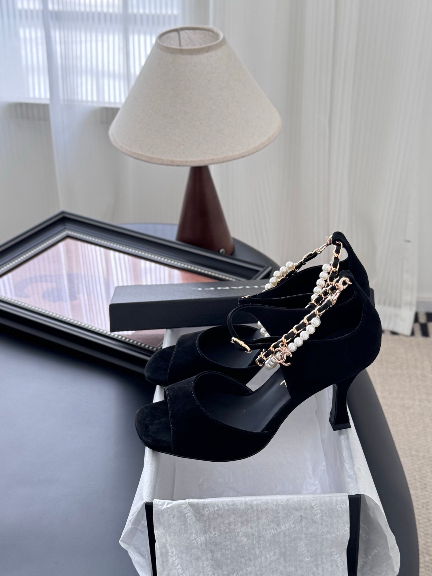 C 25B Mary Jane high heels（BLACK/WHITE/Champagne）