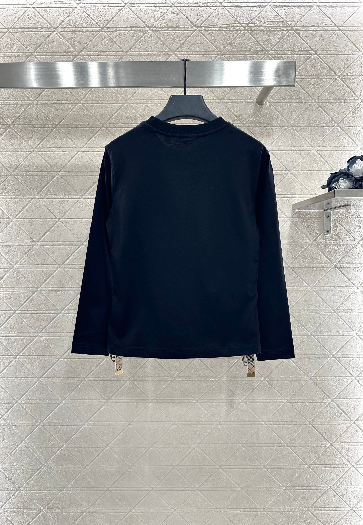 Bru 25 Side-adjustable plaid long sleeves