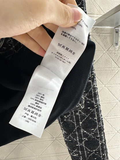 Di 25 Cannage coat and culottes set