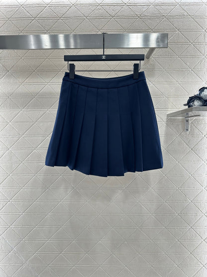 Mi 25 Shawl Collar Jacket Pleated Skirt Suit