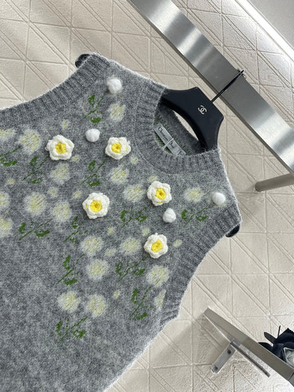 Di 25 3D Crochet Knitted Vest